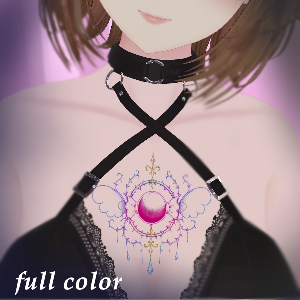 ✨セール中【汎用/VRC想定】キャンディーゴシック -Candy Gothic-|タトゥー Tattoo|おまけ付