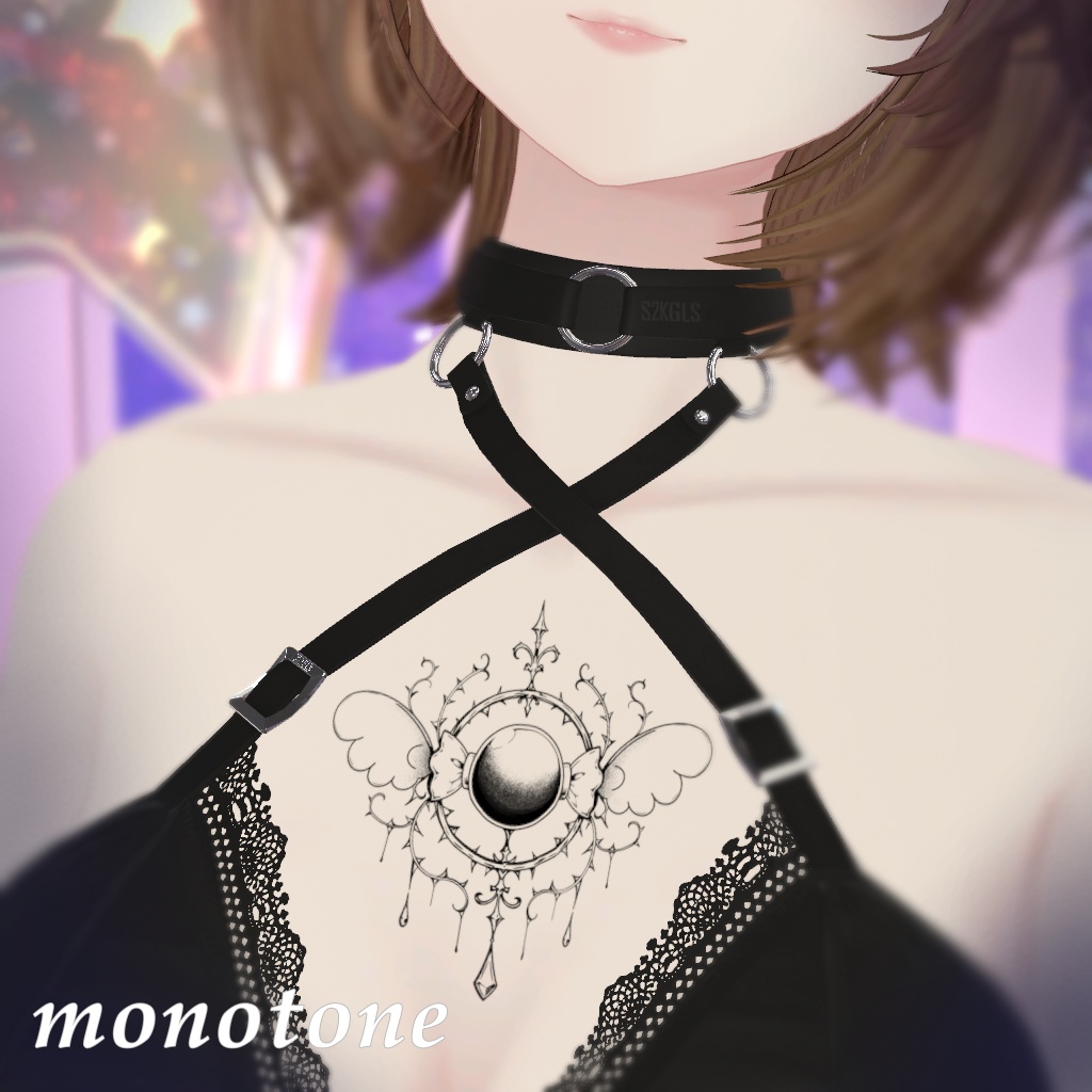 ✨セール中【汎用/VRC想定】キャンディーゴシック -Candy Gothic-|タトゥー Tattoo|おまけ付