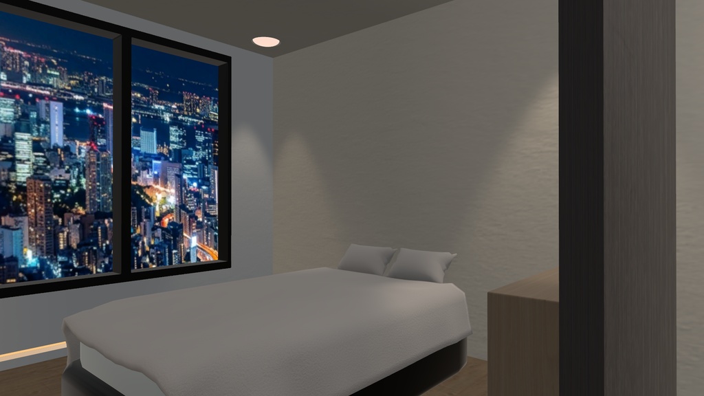 Nook - One Room -|VRChat Room Asset