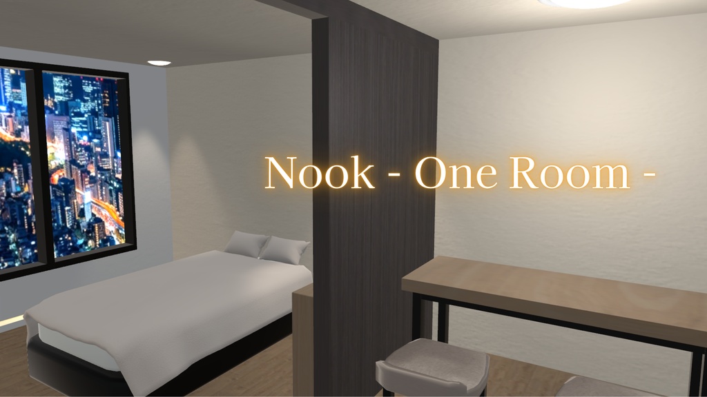 Nook - One Room -｜VRChat Room Asset