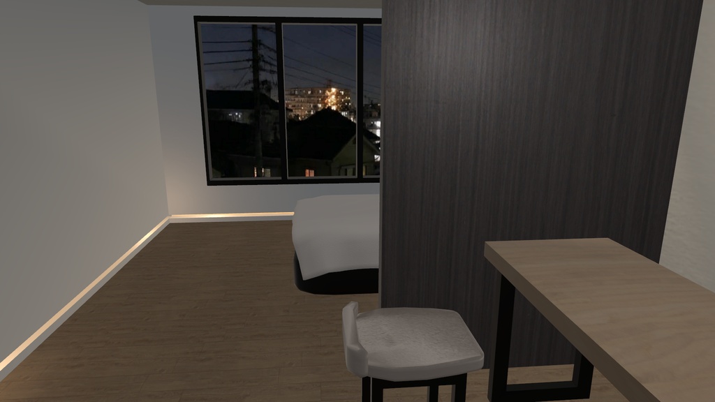 Nook - One Room -|VRChat Room Asset