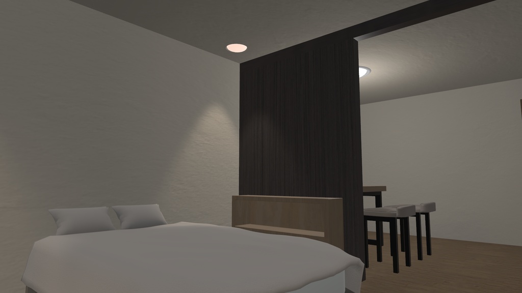 Nook - One Room -|VRChat Room Asset