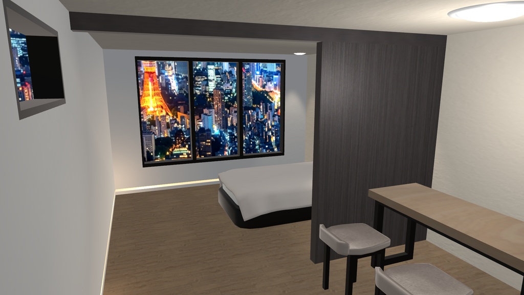 Nook - One Room -|VRChat Room Asset