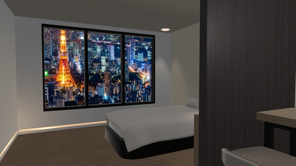 Nook - One Room -|VRChat Room Asset