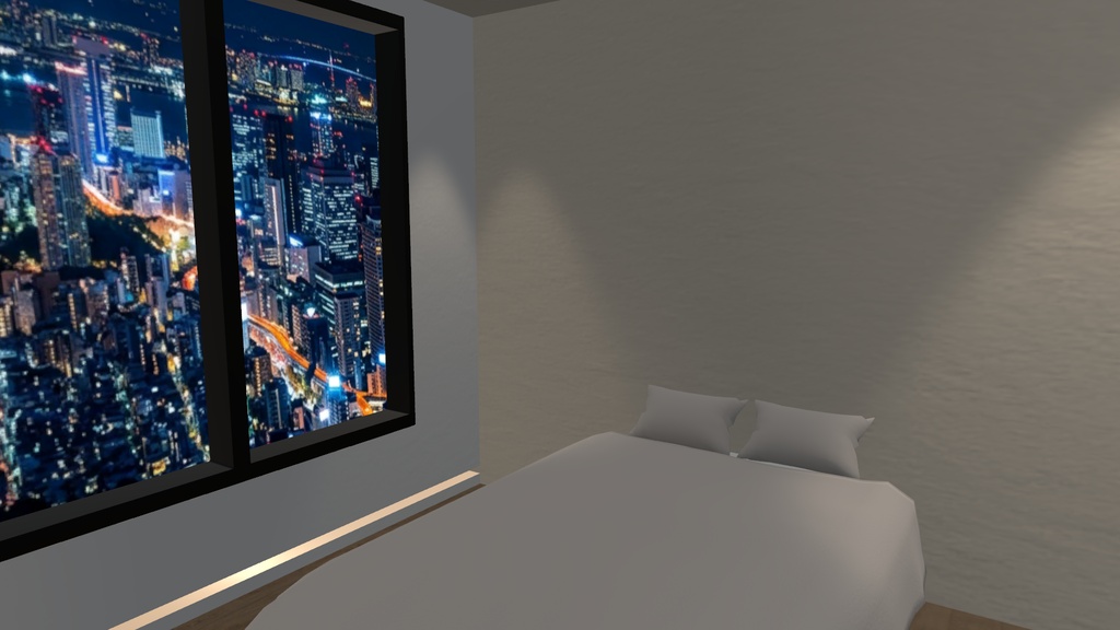 Nook - One Room -|VRChat Room Asset