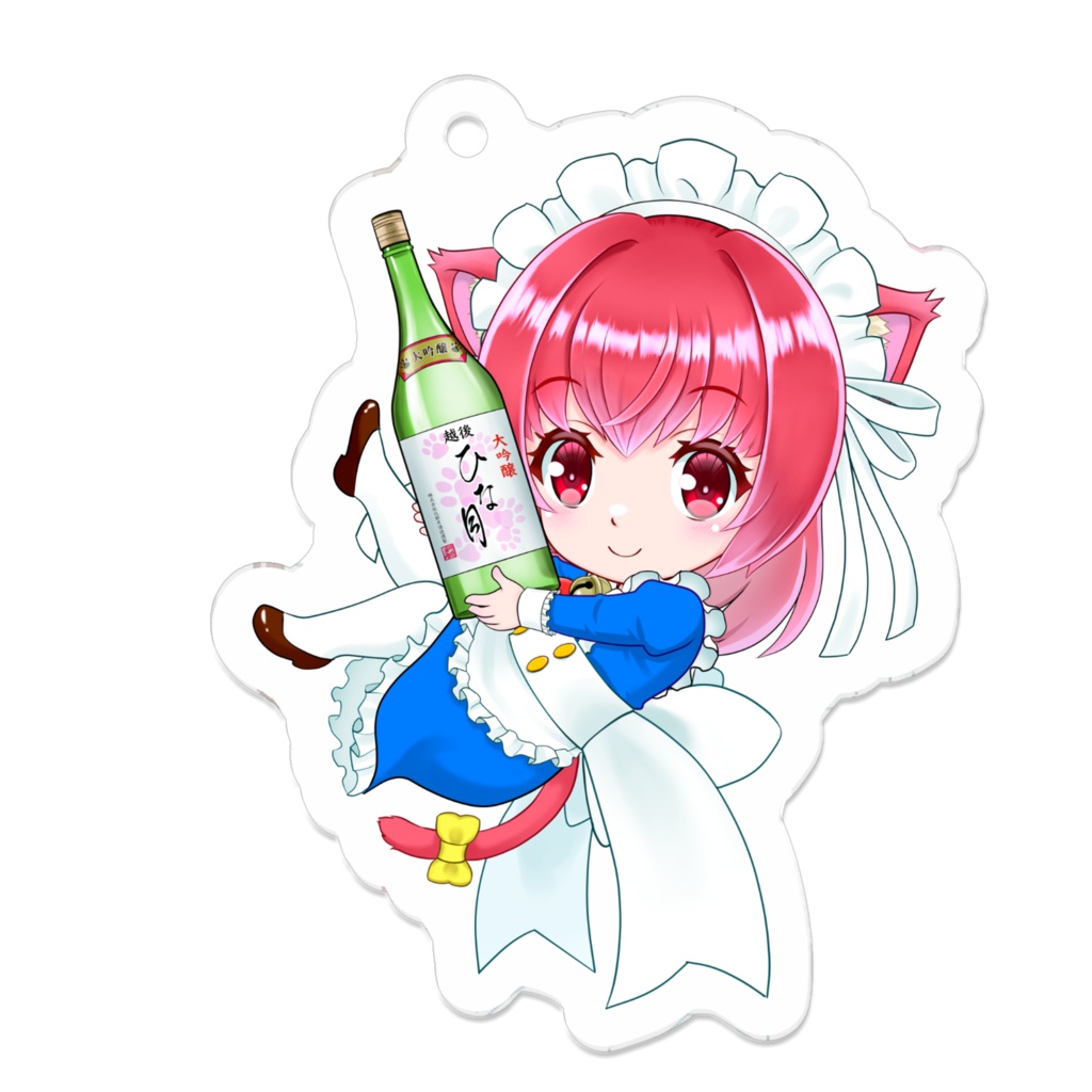 ひなづきSD アクキー(Bタイプ - 日本酒Ver)