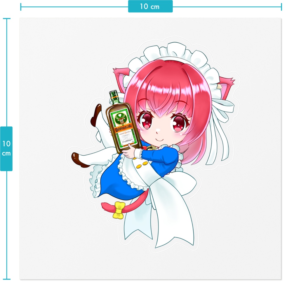 ひなづきSD ステッカー(Bタイプ - 洋酒Ver)