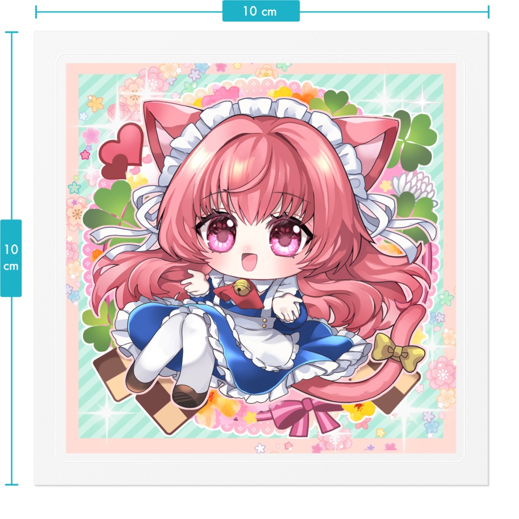 比那月ゆう シン・2周年記念ステッカー①