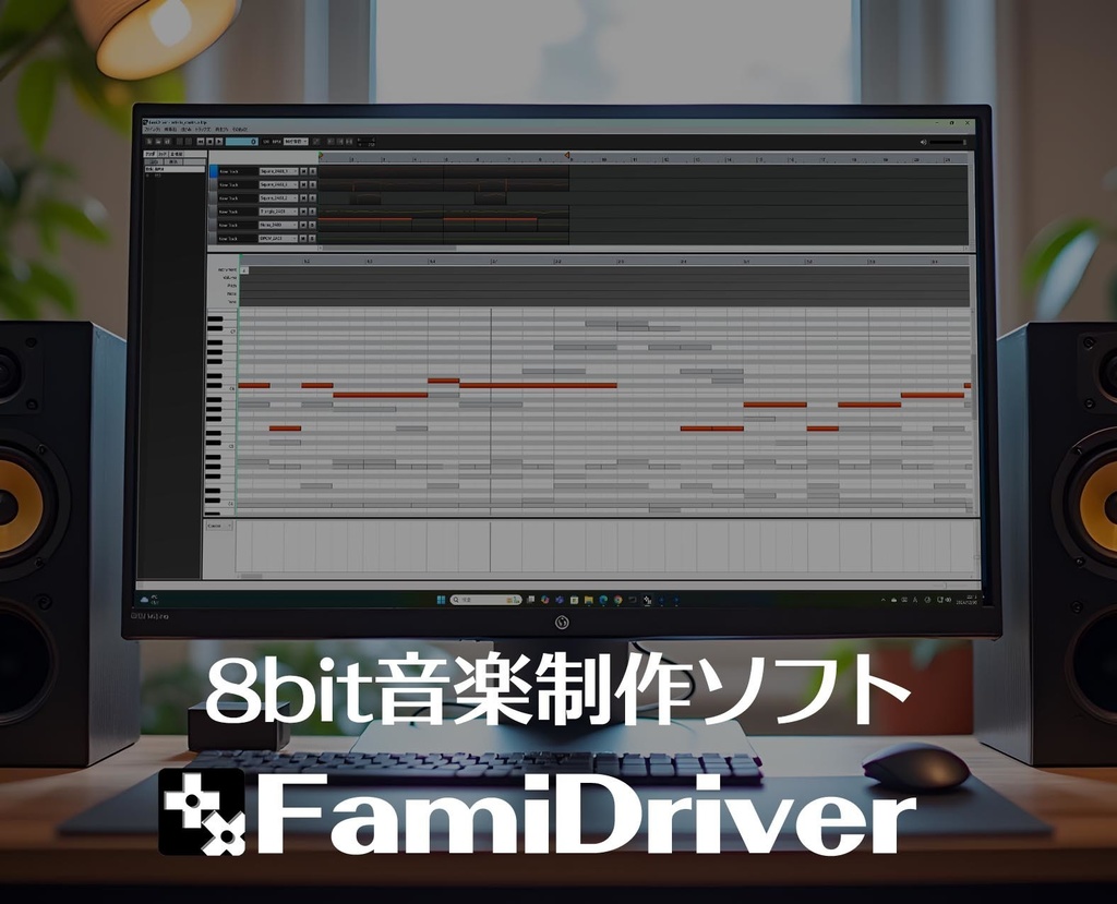 8bit音楽制作ソフト FamiDriver