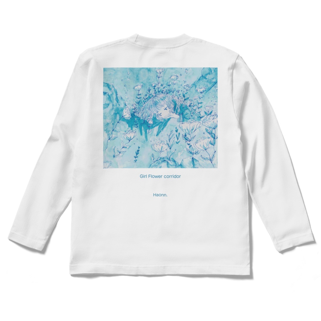 『 Girl Flower corridor』ロングTシャツ(両面印刷)