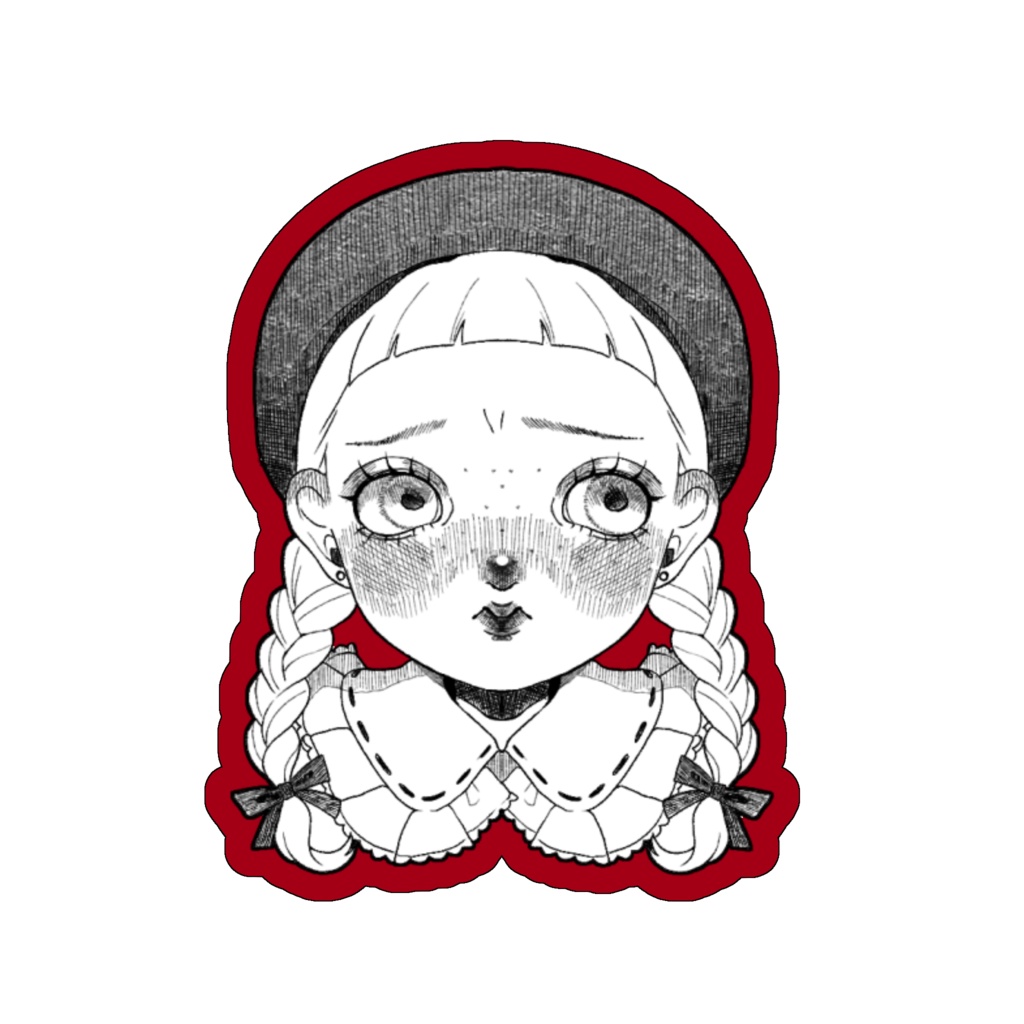 ばらいろ少女 アクリルキーホルダー