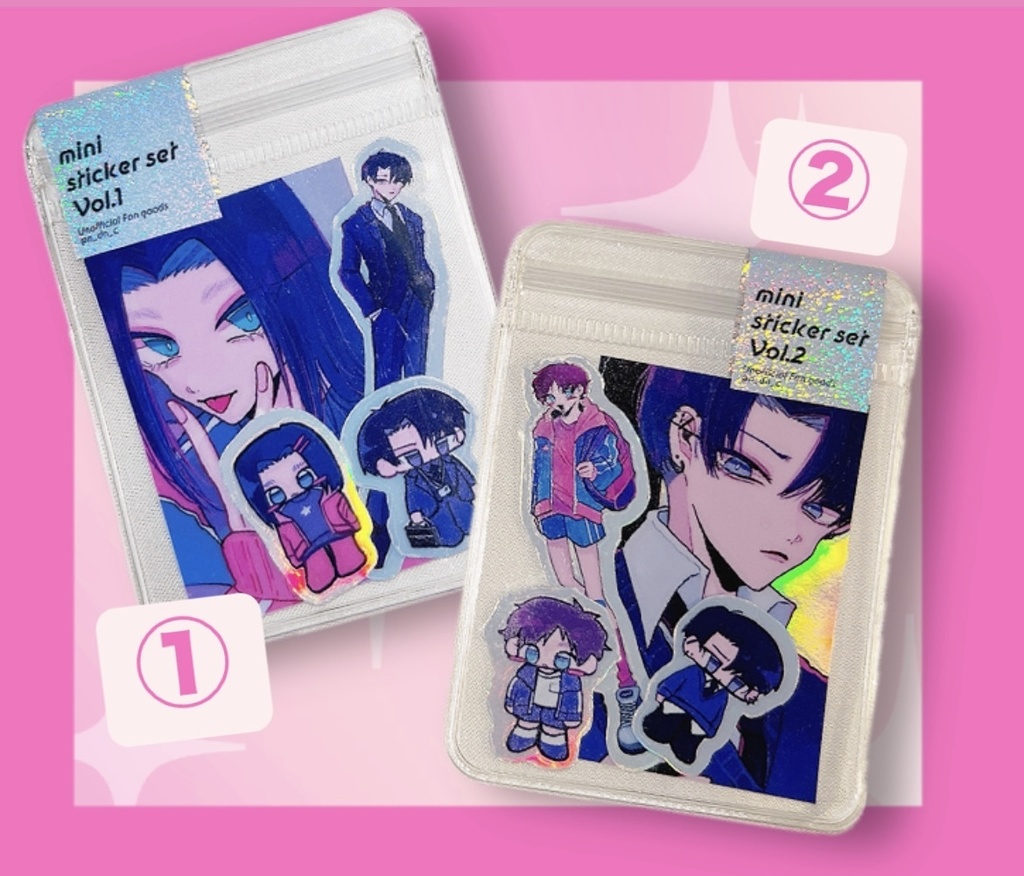 ♡ミニステッカーセット　2種類♡
