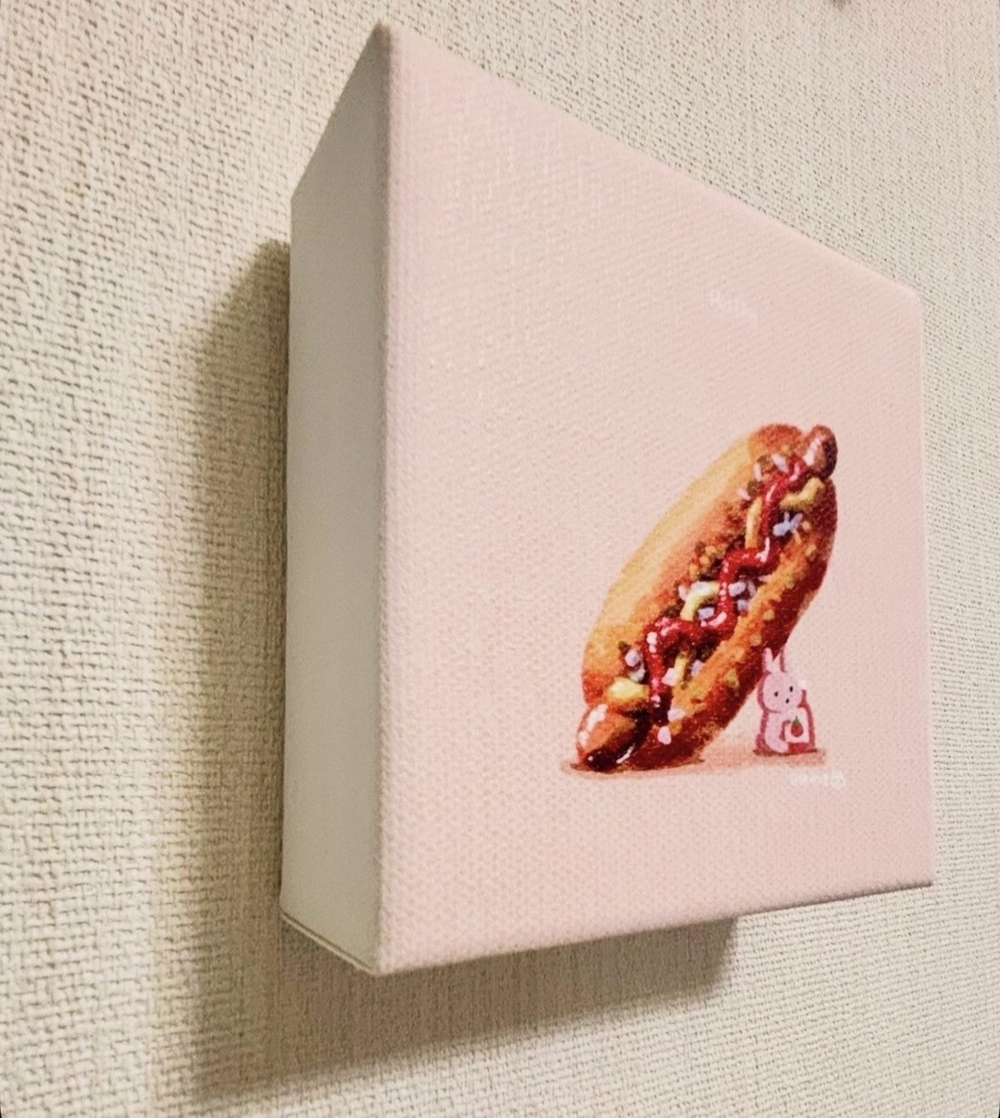 キャンバスアート 食べものとうさぎシリーズ