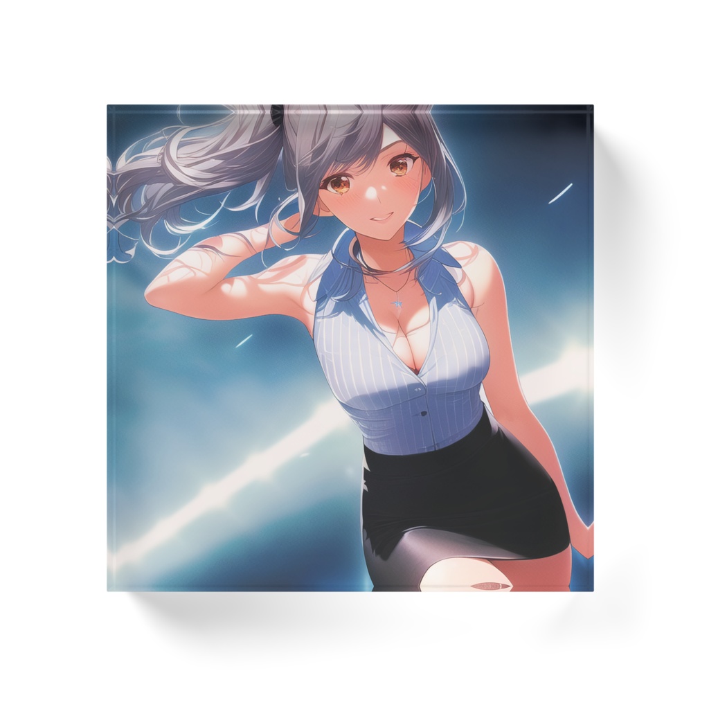 エルのアクリルブロック