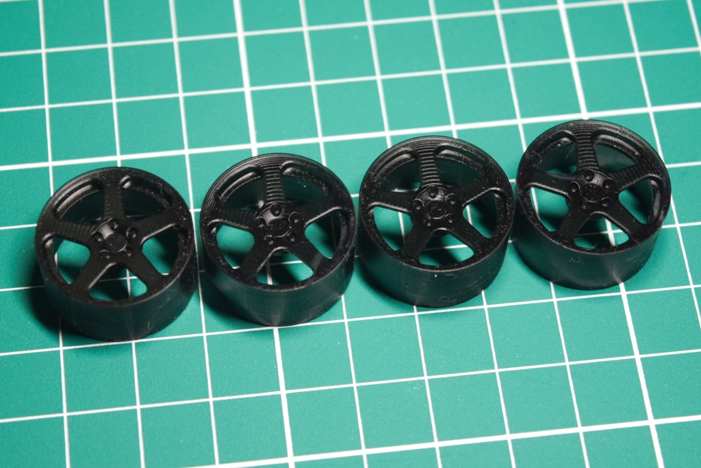 1/24 プラモデル ホイール RUF for 996タイプ