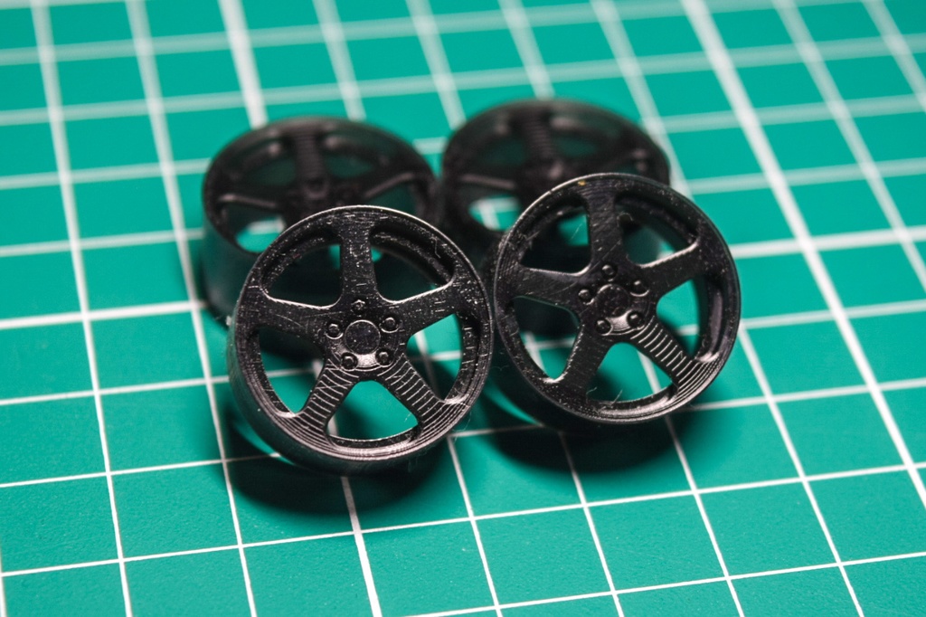 1/24 プラモデル ホイール RUF for 996タイプ