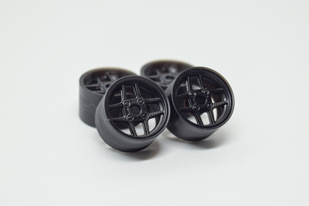 1/24 プラモデル ホイール 井桁タイプ