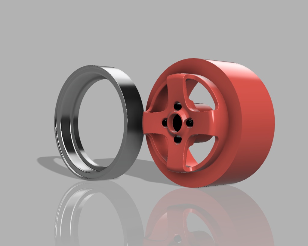 1/24 プラモデル ホイール CDRタイプ