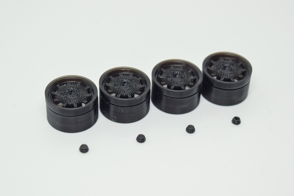 1/24 プラモデル ホイール CF48タイプ