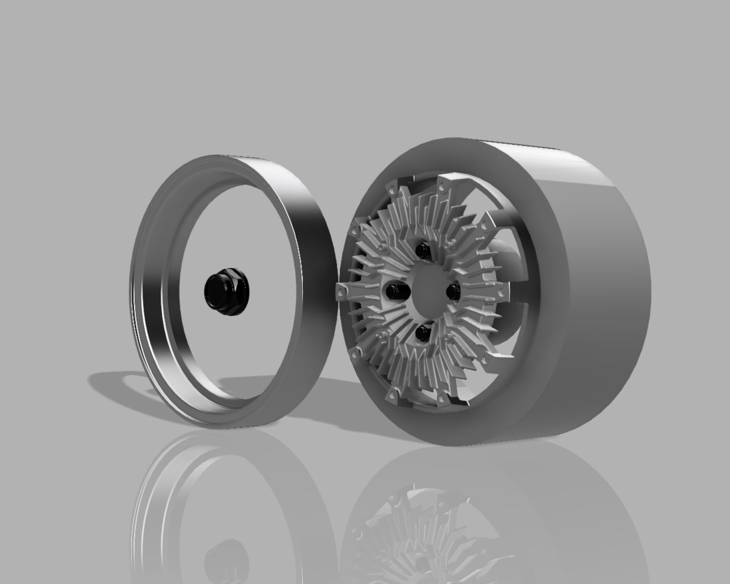 1/24 プラモデル ホイール CF48タイプ