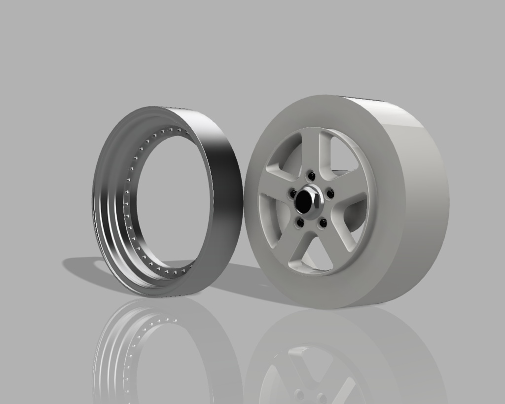 1/24 プラモデル ホイール C5Cタイプ