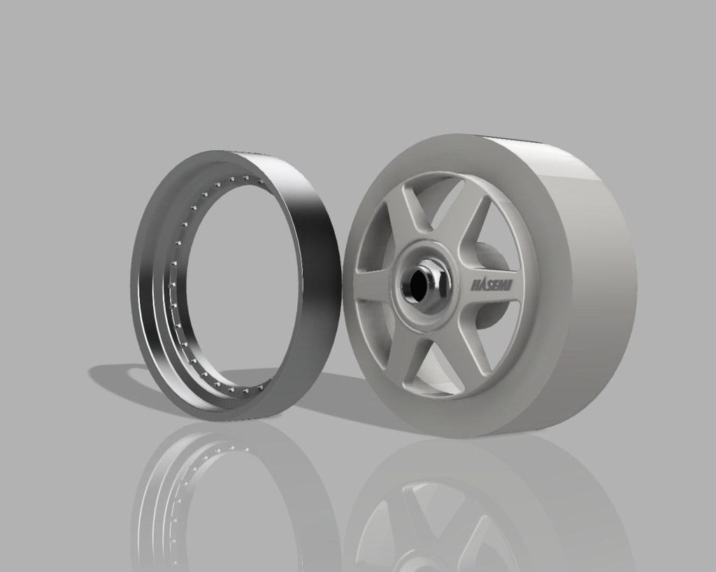 1/24 プラモデル ホイール プロトSタイプ
