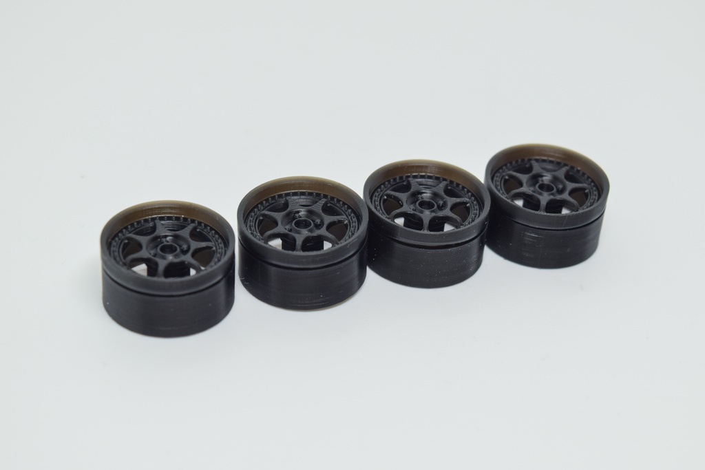 1/24 プラモデル ホイール Racing S 16タイプ