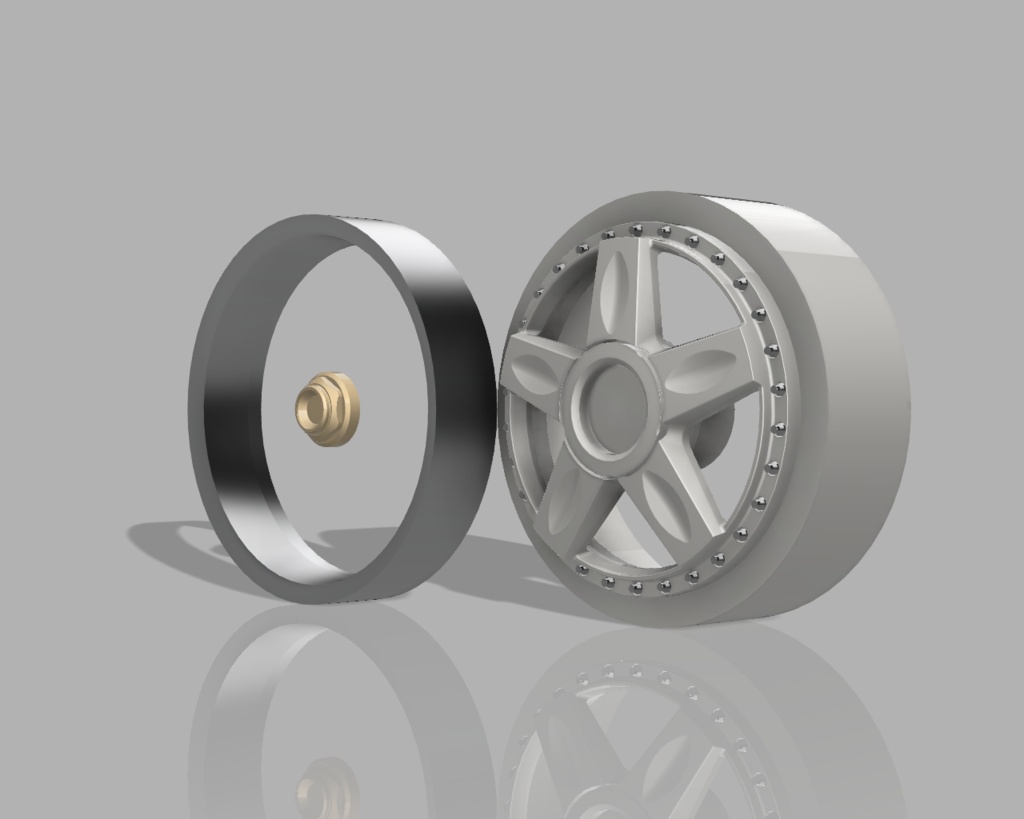 1/24 プラモデル ホイール Gr.CV PROタイプ