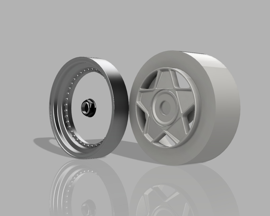 1/24 プラモデル ホイール モデナタイプ