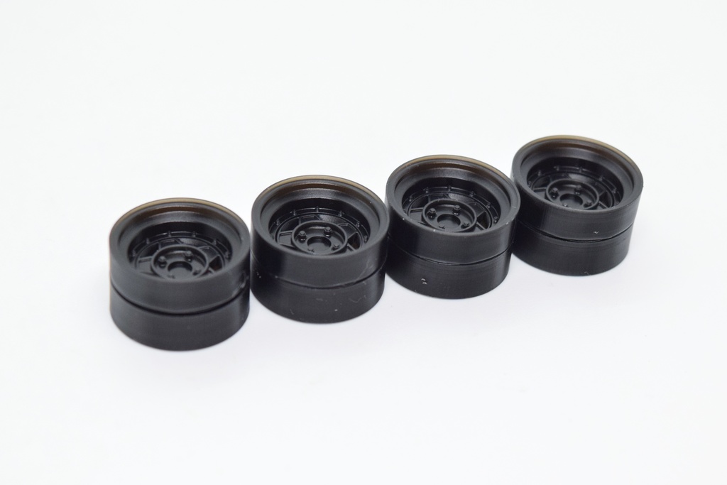 1/24 プラモデル ホイール フォーカスレーシングファイブタイプ