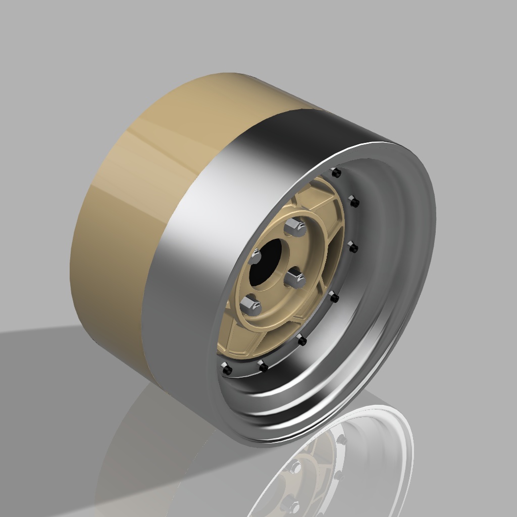 1/24 プラモデル ホイール フォーカスレーシングファイブタイプ