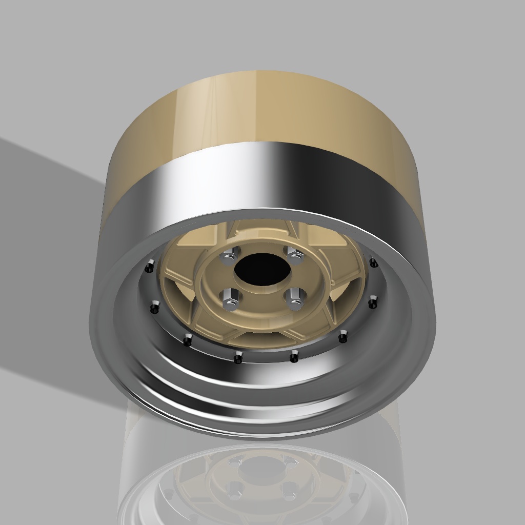 1/24 プラモデル ホイール フォーカスレーシングファイブタイプ