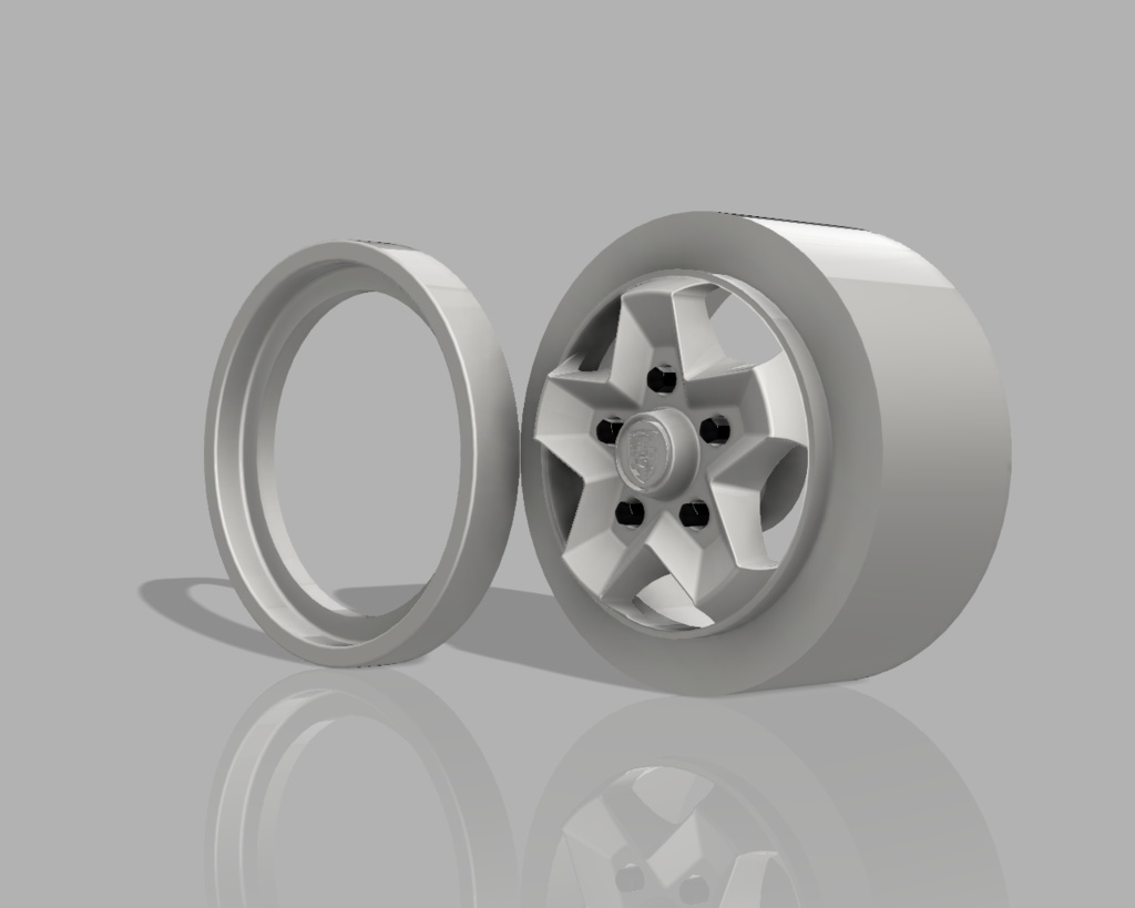 1/24 プラモデル ホイール クッキーカッタータイプ