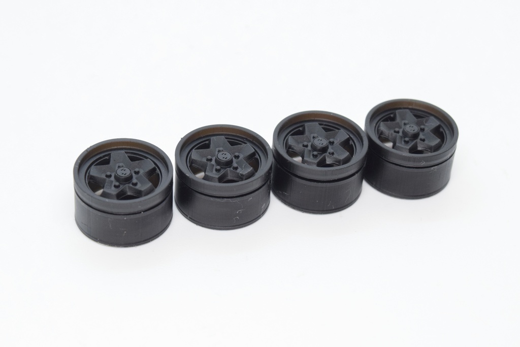 1/24 プラモデル ホイール クッキーカッタータイプ