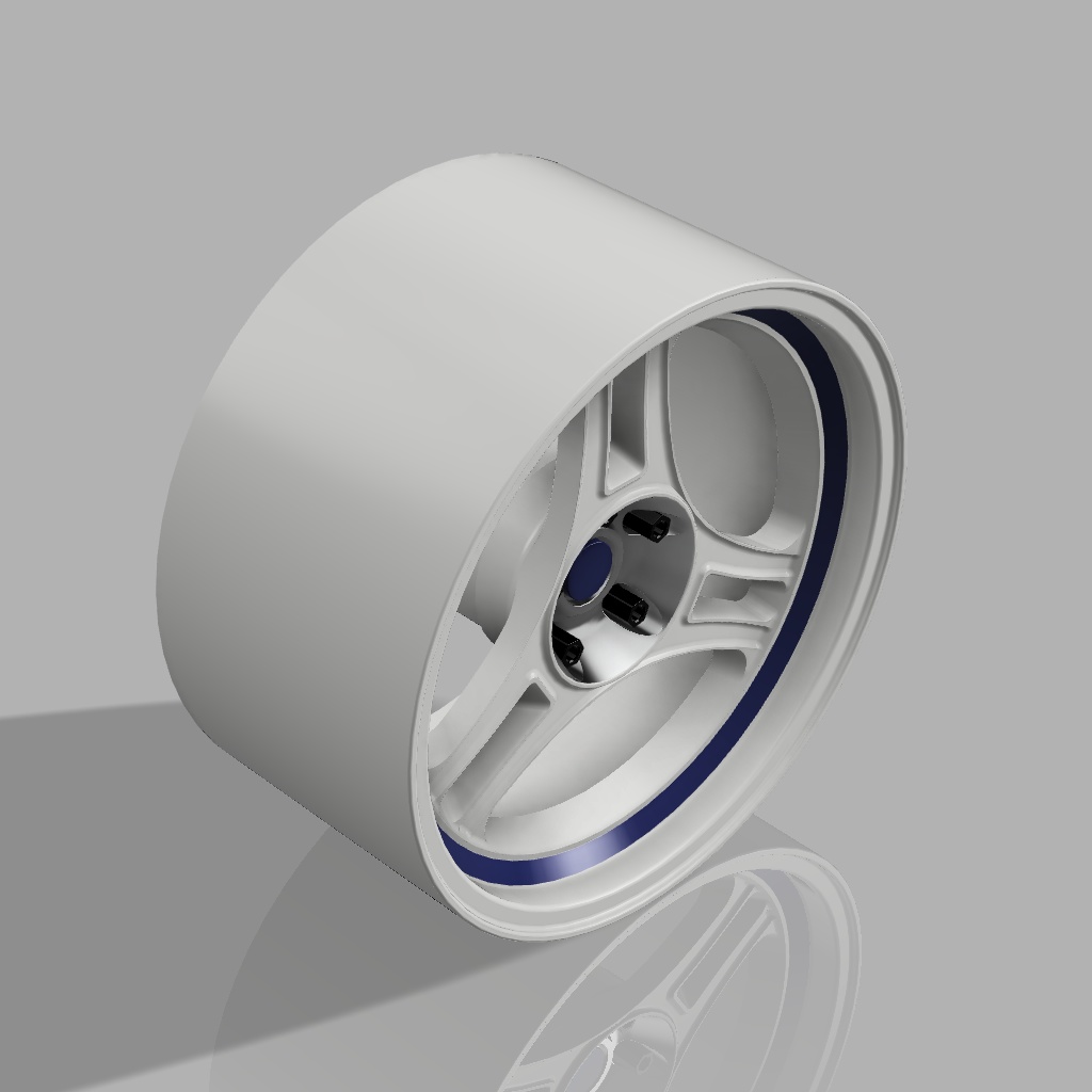 1/24 プラモデル ホイール RA3-DTタイプ