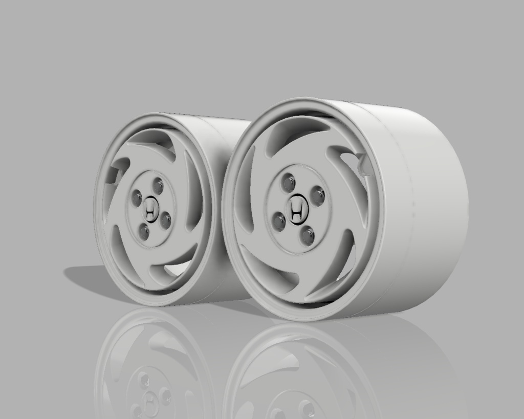 1/24 プラモデル ホイール AS-Siタイプ