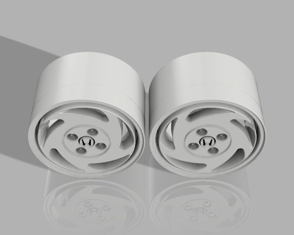 1/24 プラモデル ホイール AS-Siタイプ