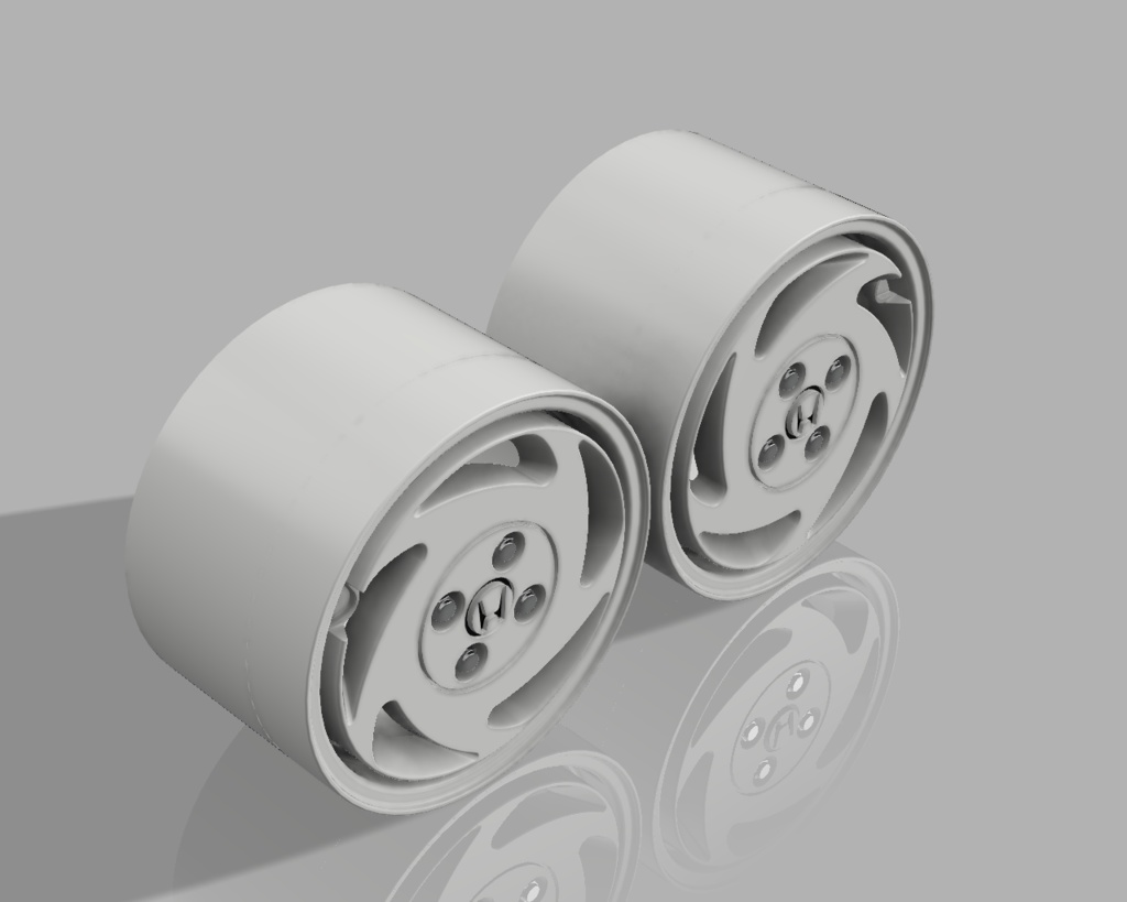 1/24 プラモデル ホイール AS-Siタイプ