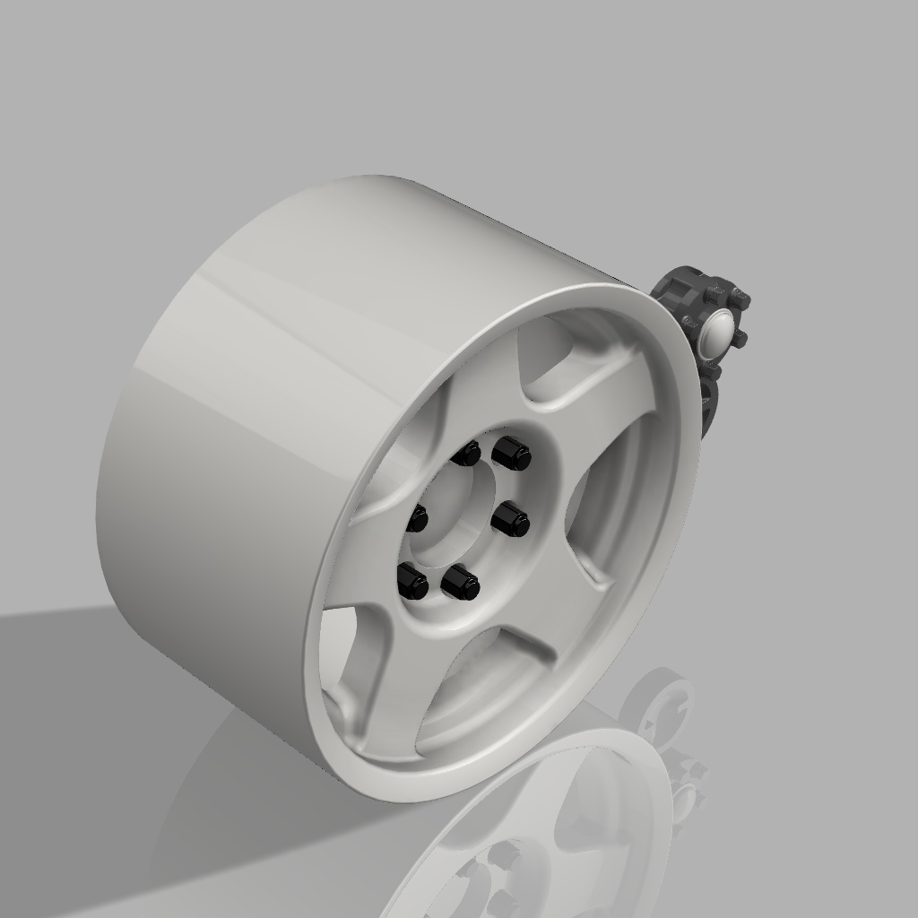 1/24 プラモデル ホイール ブラッドレーV タイプ