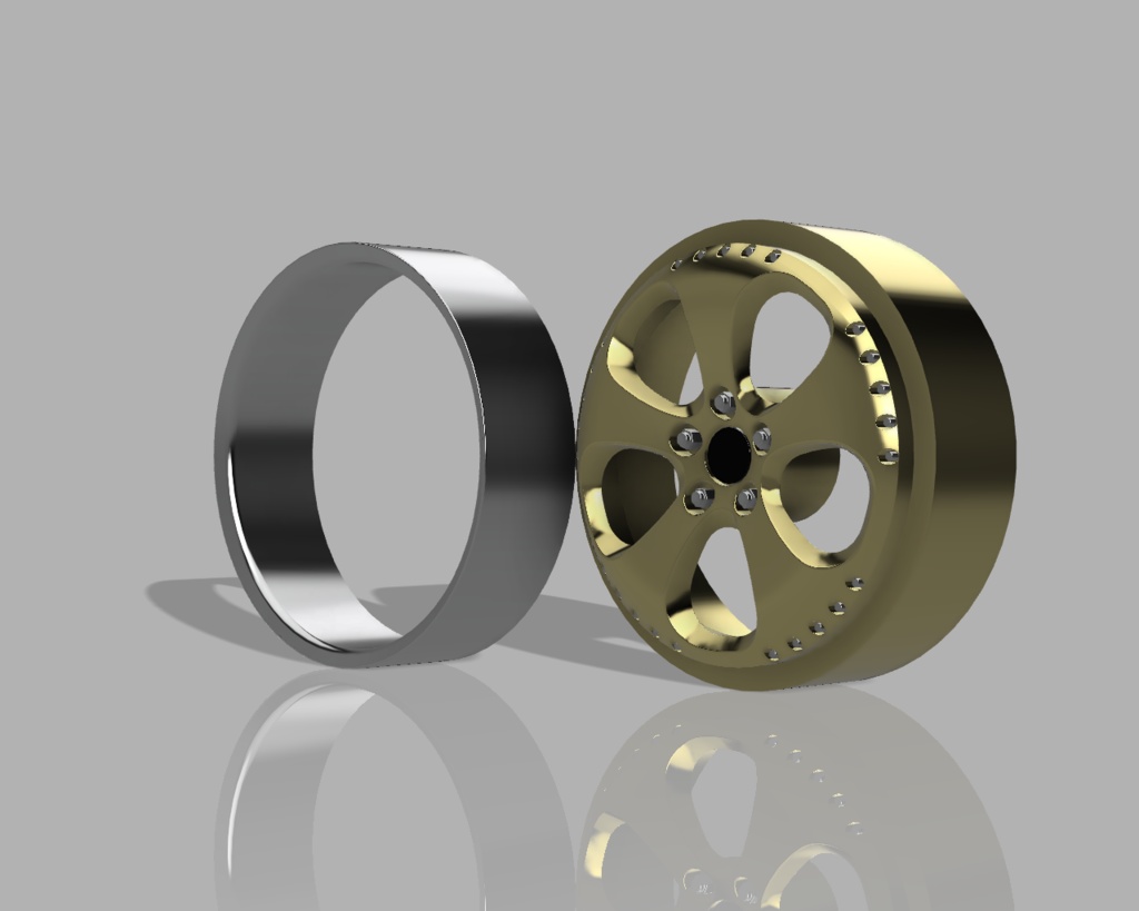 1/24 プラモデル ホイール グレンツェンタイプ