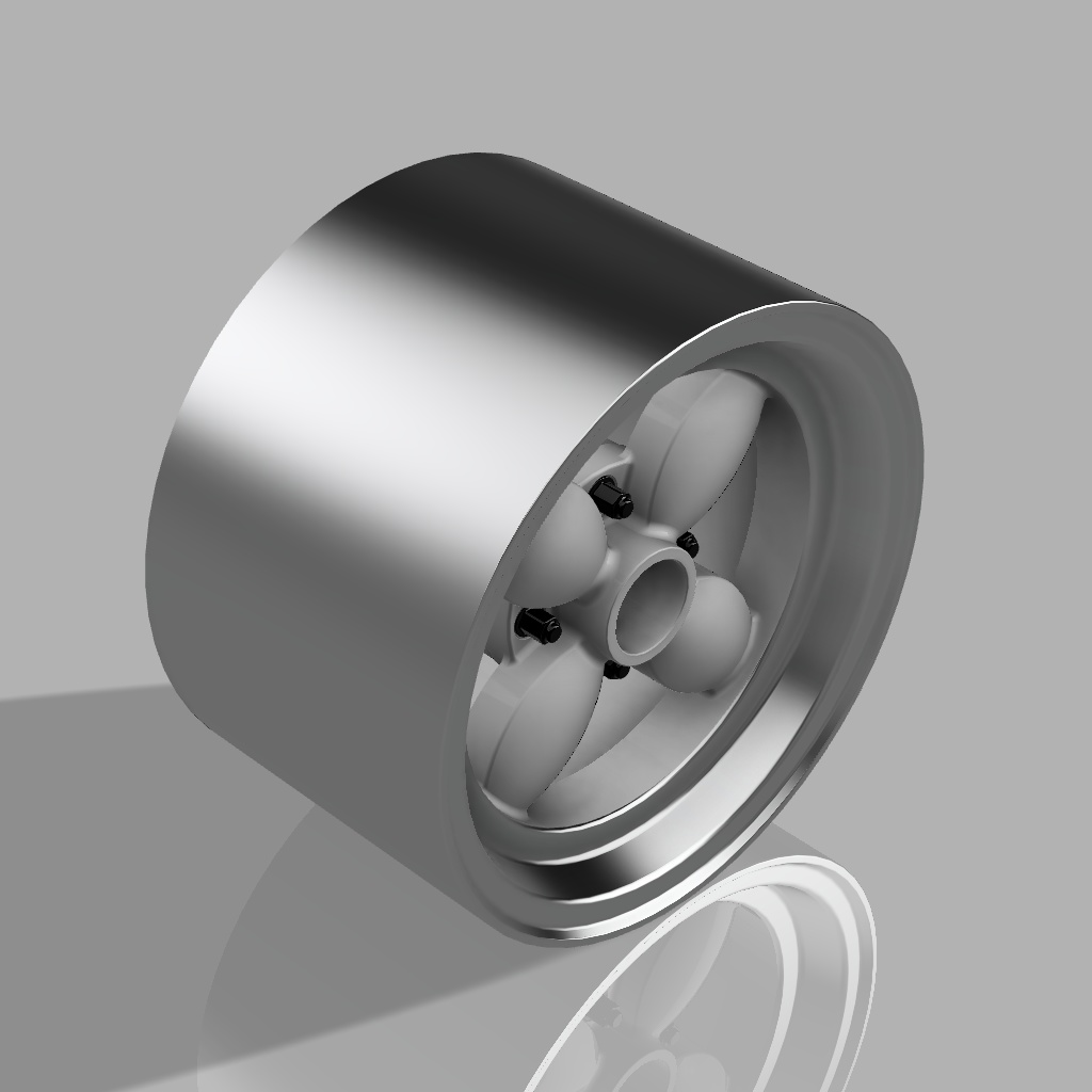 1/24 プラモデル ホイール リブレタイプ