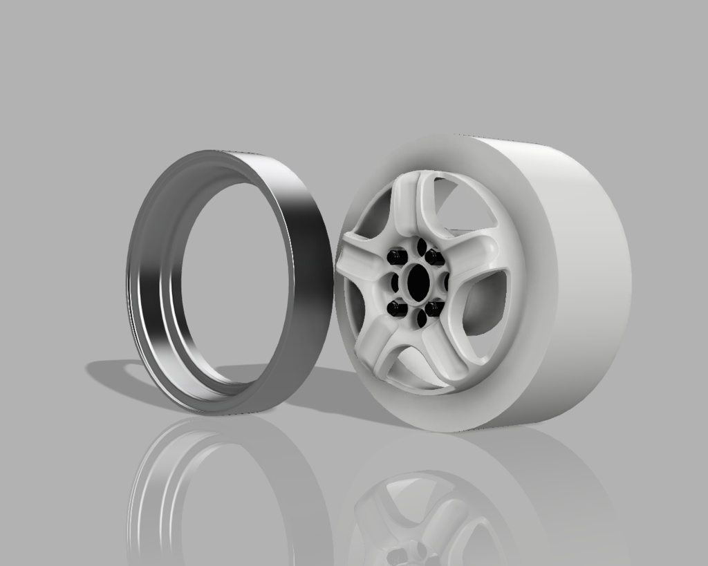 1/24 プラモデル ホイール RS5タイプ