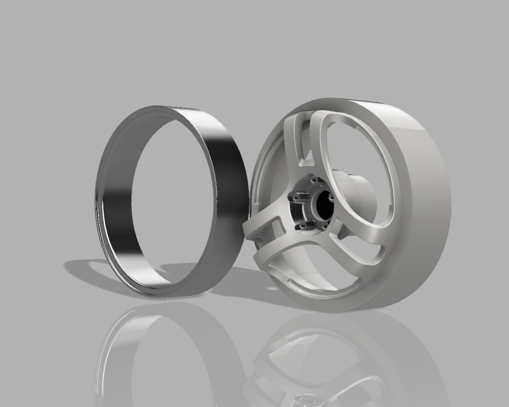 1/24 プラモデル ホイール スーパーアドバン Ver.2タイプ