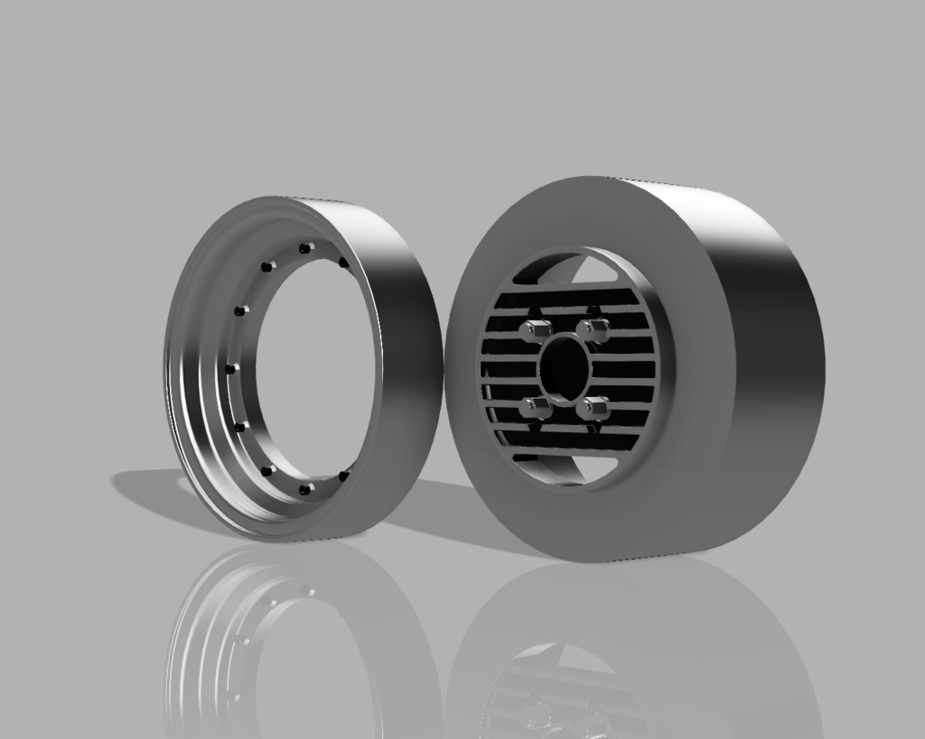 1/24 プラモデル ホイール マリオタイプ