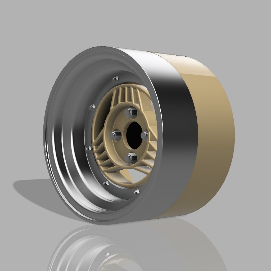 1/24 プラモデル ホイール IFレーシング タイプ