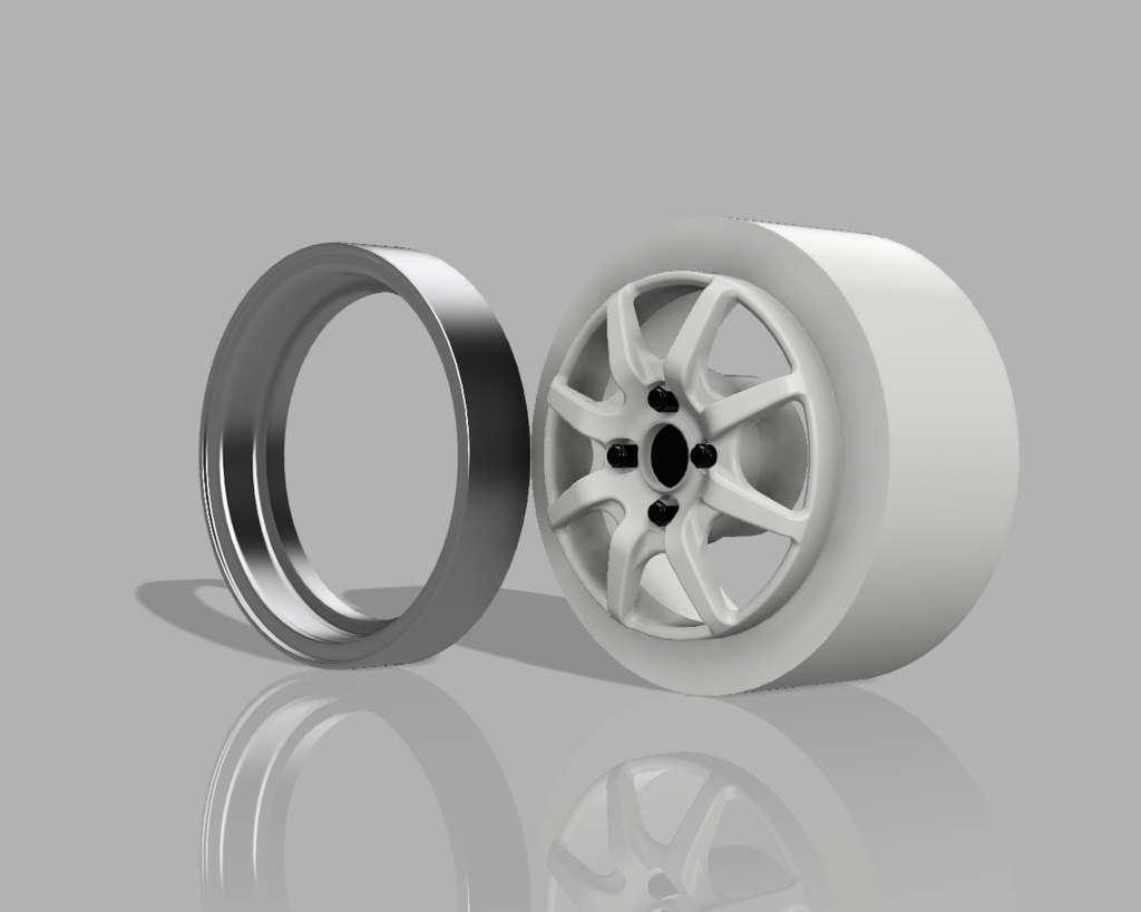 1/24 プラモデル ホイール J-speed タイプ