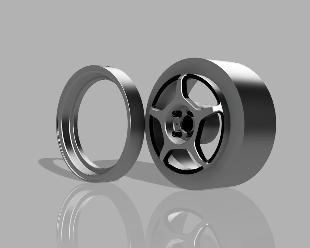 1/24 プラモデル ホイール J-speed3 タイプ