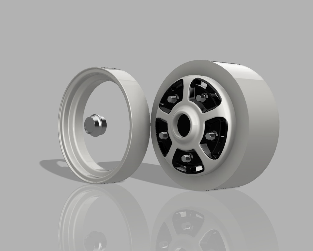 1/24 プラモデル ホイール BBT Sprintstarタイプ