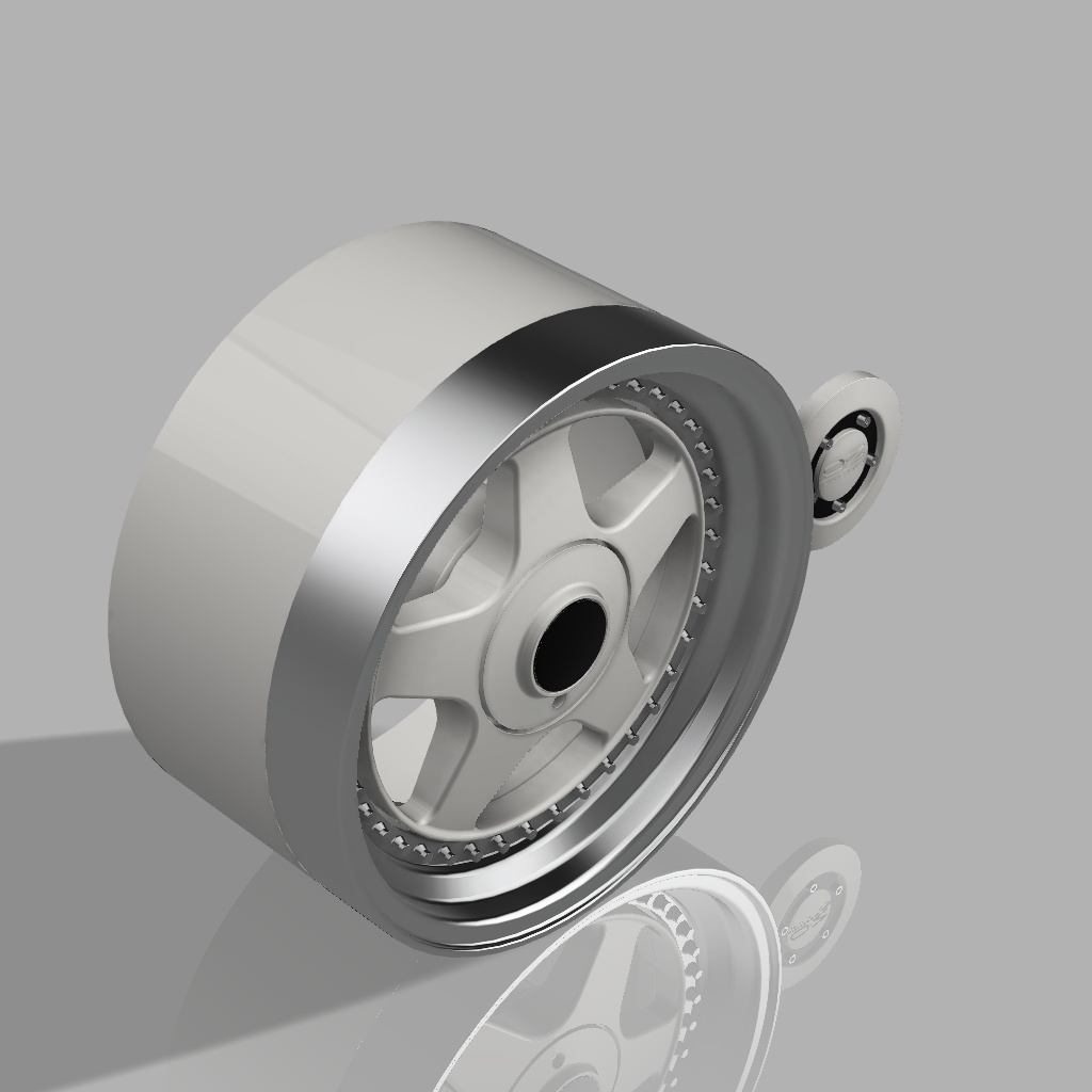 1/24 プラモデル ホイール フッツーラタイプ