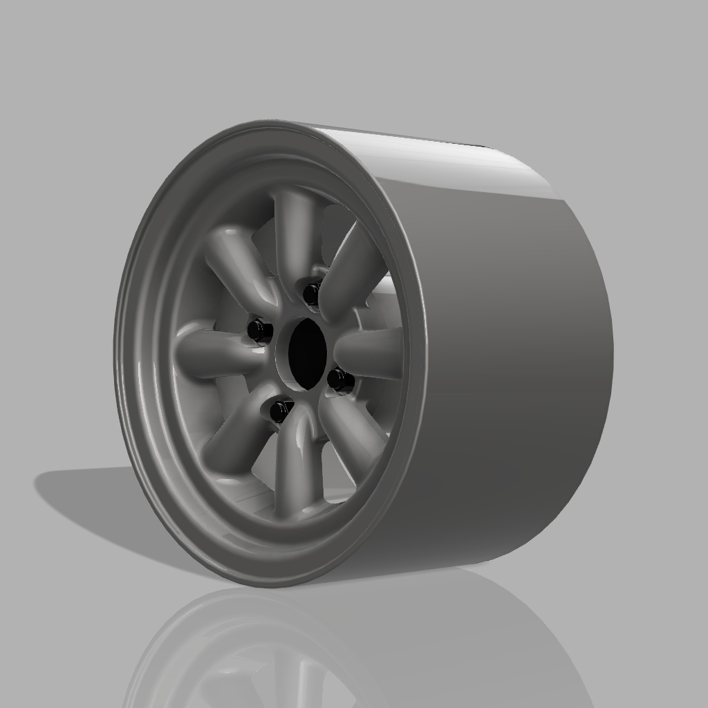 1/24 プラモデル ホイール 8スポーク 6Jタイプ